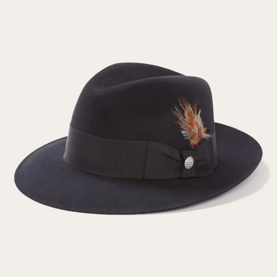 Clearance Stetson Temple Fedora Black