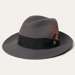 Discount Stetson Temple Fedora Caribou