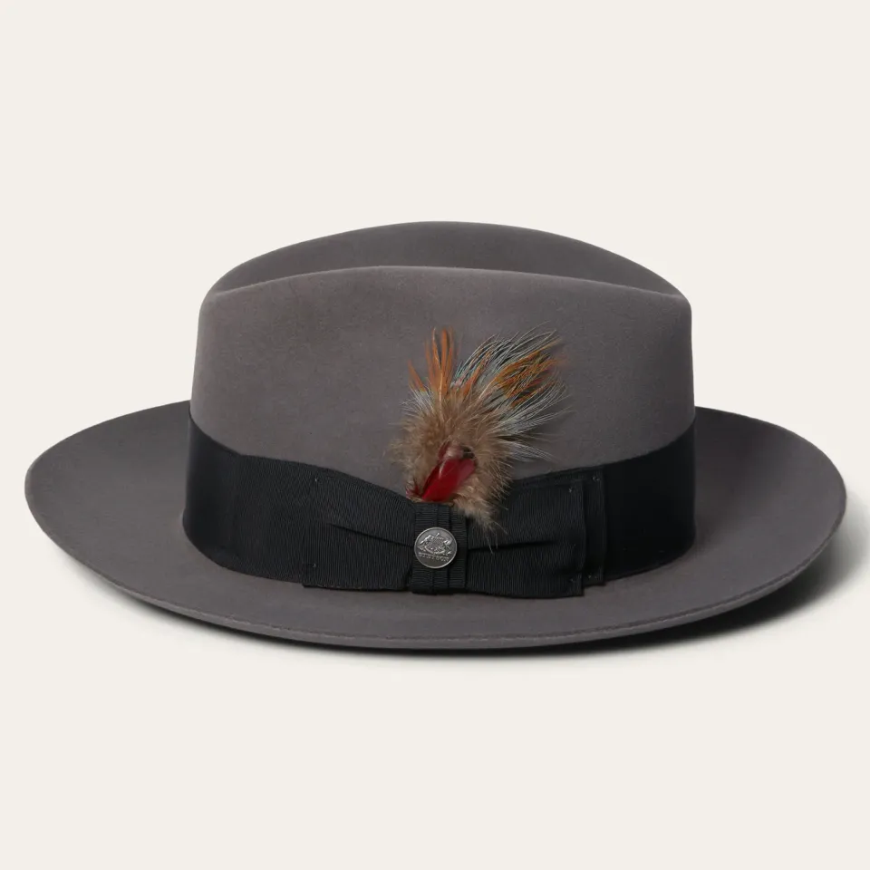 Discount Stetson Temple Fedora Caribou