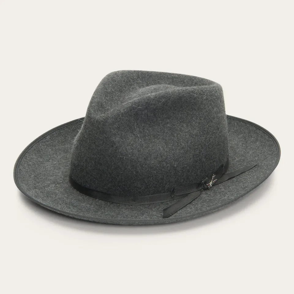 Clearance Stetson The Ultralight Stratoliner Fedora Grey Mix