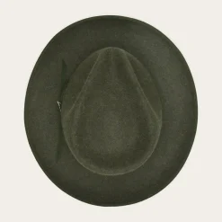 Outlet Stetson The Ultralight Stratoliner Fedora Olive Mix