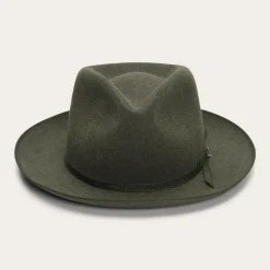 New Stetson The Ultralight Stratoliner Fedora Olive Mix