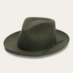New Stetson The Ultralight Stratoliner Fedora Olive Mix