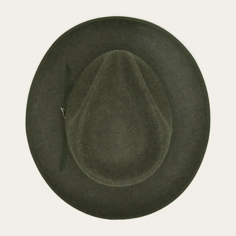 New Stetson The Ultralight Stratoliner Fedora Olive Mix