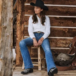 Discount Stetson Tina  White Flame Embroidered Cowboy Boot Black