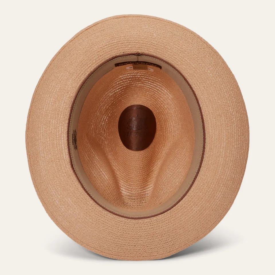 Stetson Triad Straw Fedora Turquoise