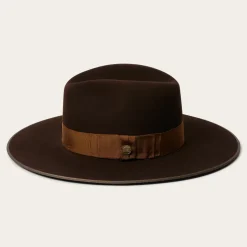 Clearance Stetson Tri-City Fedora Chocolate