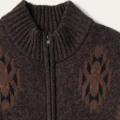 Clearance Stetson Vertical Aztec Cardigan Brown