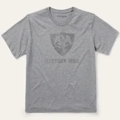 Sale Stetson Vintage Eagle Graphic Tee Grey