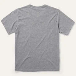 Sale Stetson Vintage Eagle Graphic Tee Grey