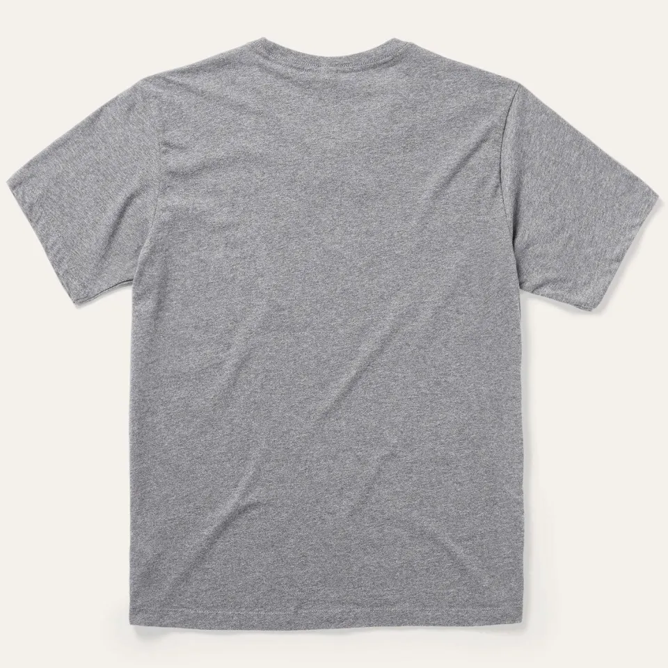 Sale Stetson Vintage Eagle Graphic Tee Grey