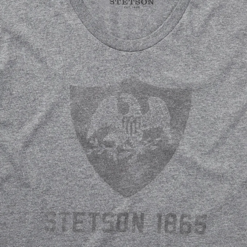 Stetson Vintage Eagle Graphic Tee Grey