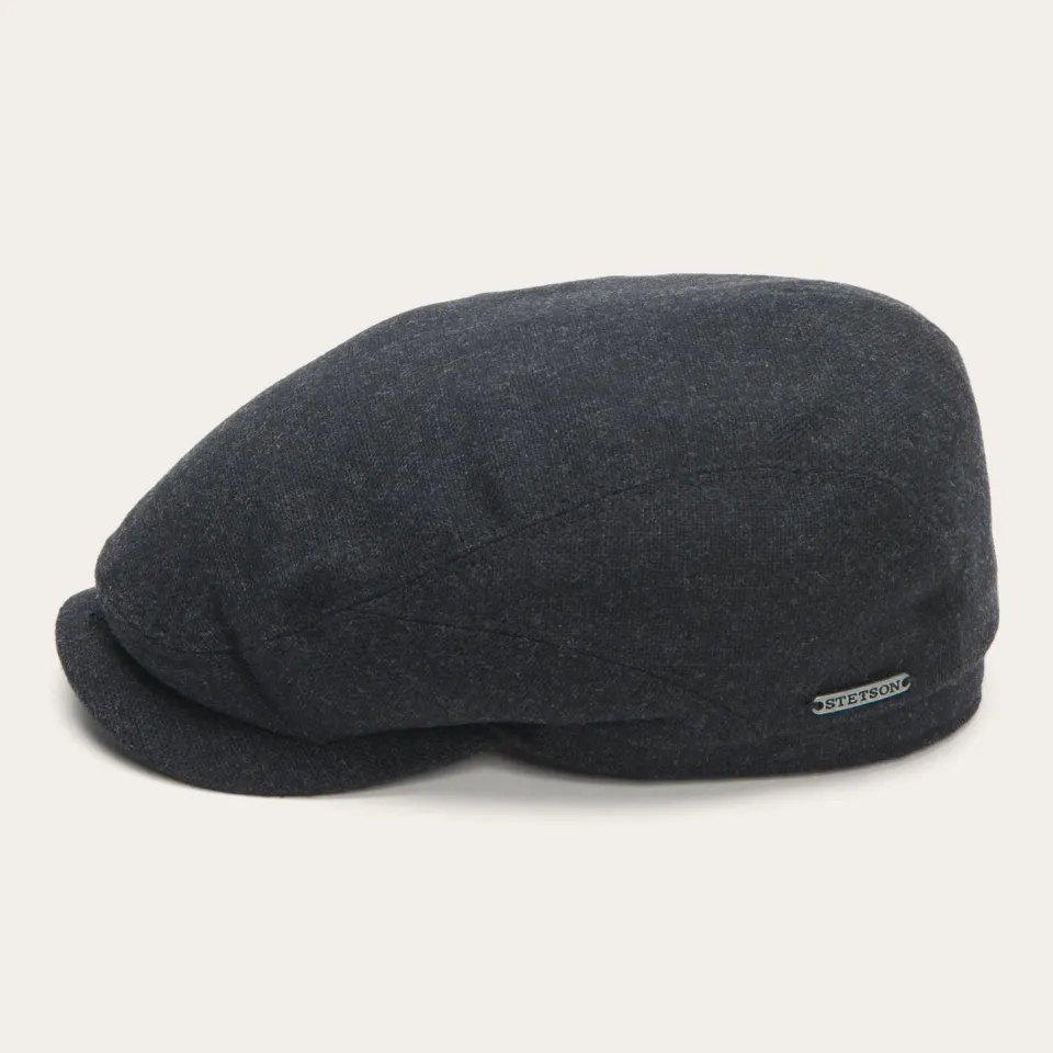 Online Stetson Virgin Wool Cashmere Driver Cap Grey