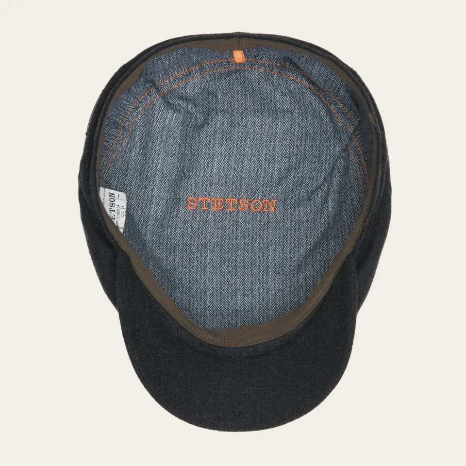 Online Stetson Virgin Wool Cashmere Driver Cap Grey