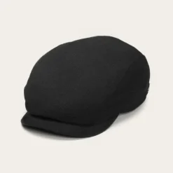 Sale Stetson Virgin Wool  Cashmere Driver Cap Black