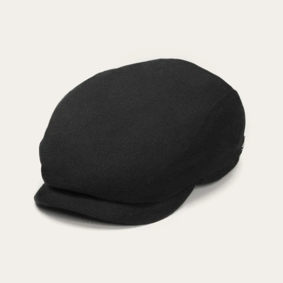 Sale Stetson Virgin Wool Cashmere Driver Cap Black