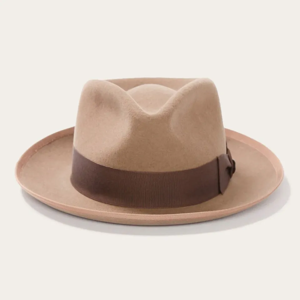 Hot Stetson Whippet Wool Fedora Camel