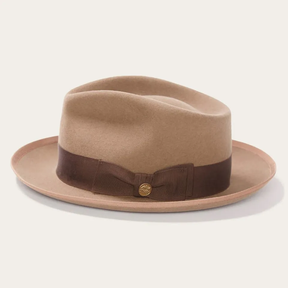 Hot Stetson Whippet Wool Fedora Camel
