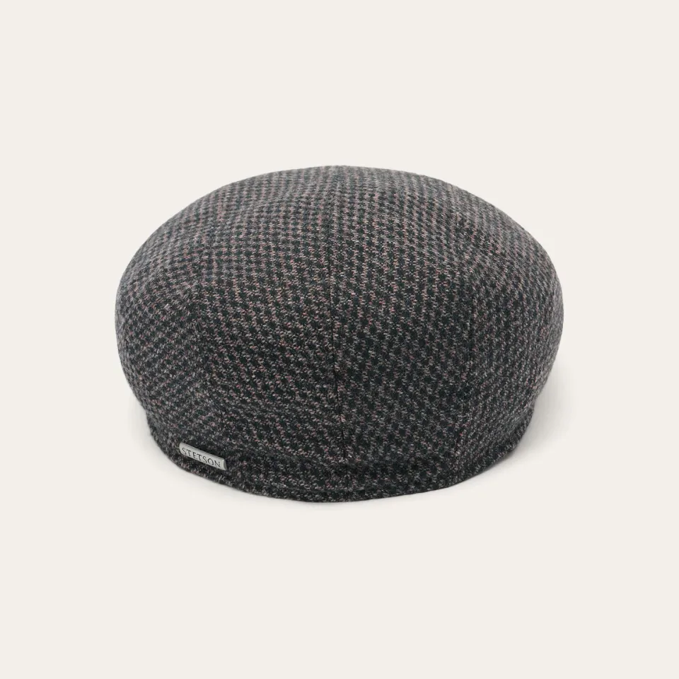 Outlet Stetson Wool Ivy Cap Brown/Beige Mix