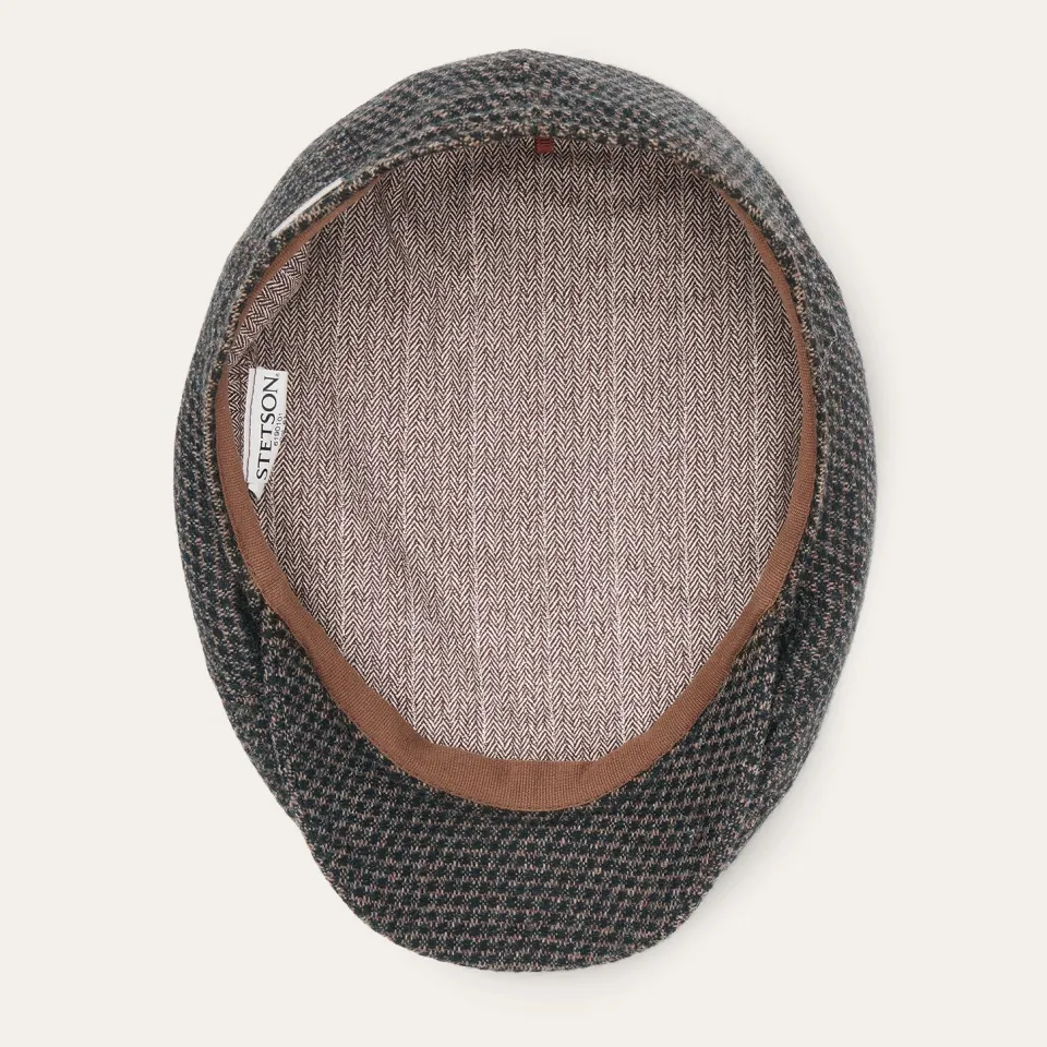 Outlet Stetson Wool Ivy Cap Brown/Beige Mix